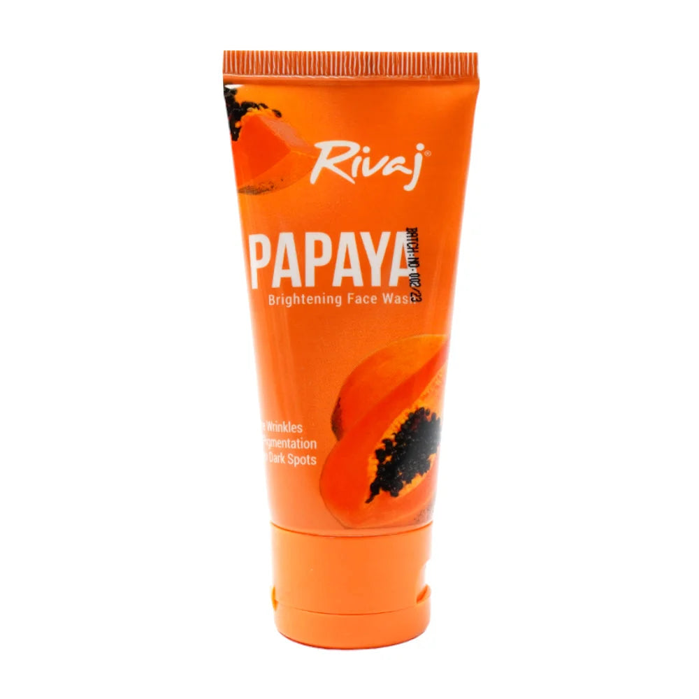 RIVAJ PAPAYA BRIGHTENING FACE WASH 50ML