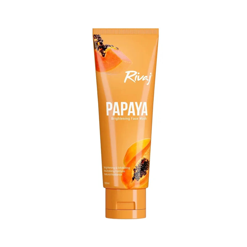 Rivaj Papaya Extract Brightening Face Wash 100ml